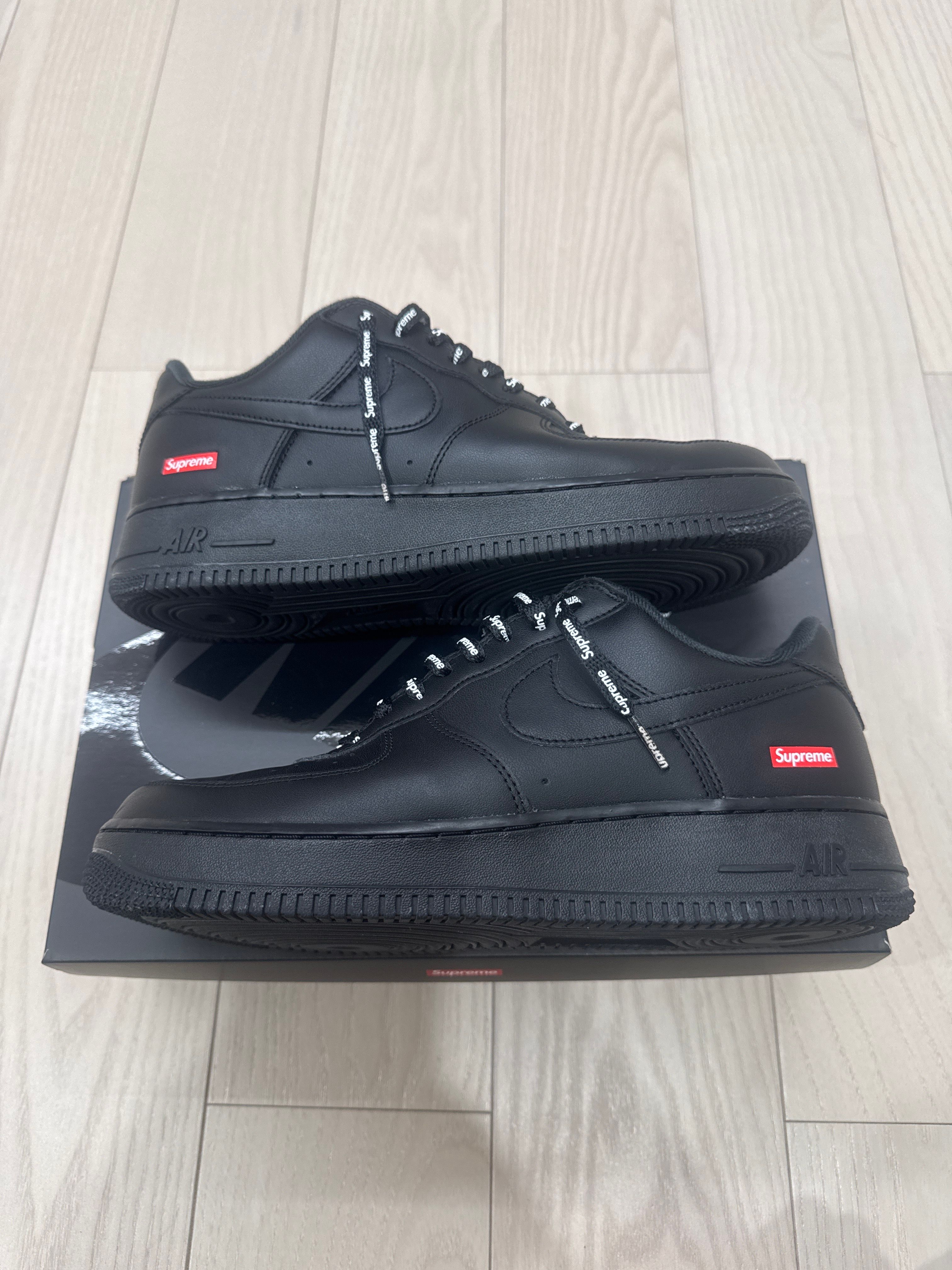 Supreme × Nike Air Force 1 Low "Black"