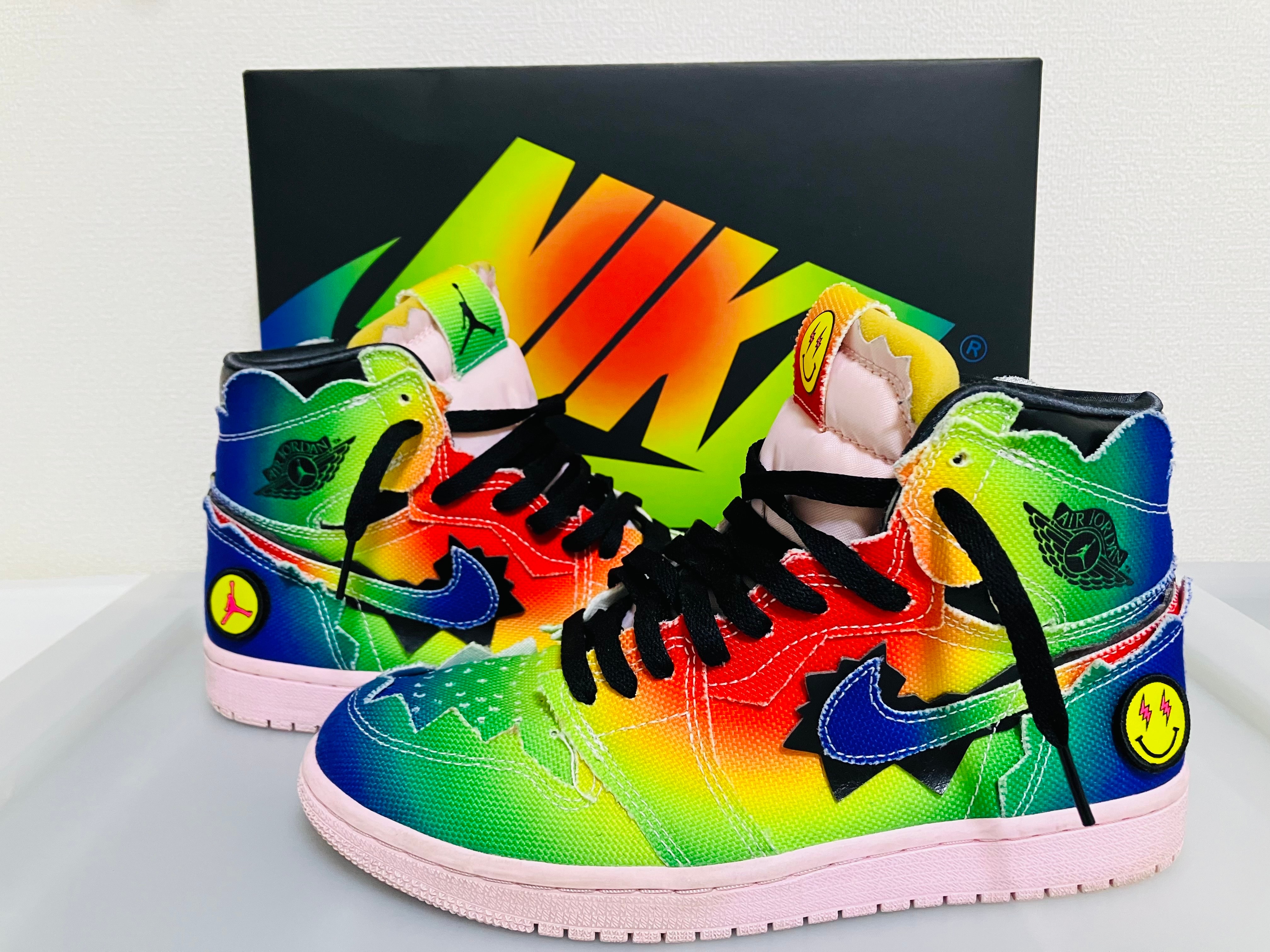 J Balvin × Nike Air Jordan 1 High OG "Rainbow"