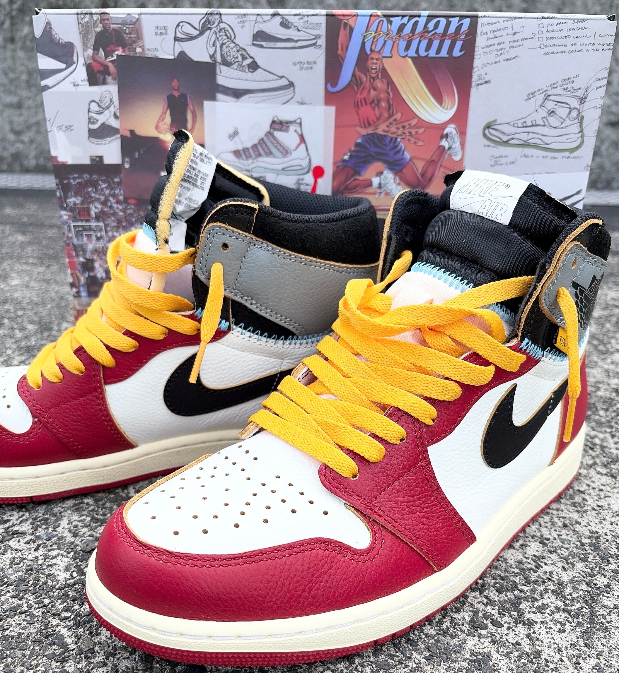 UNION × Nike Air Jordan 1 Retro High OG "Chicago/Shadow"