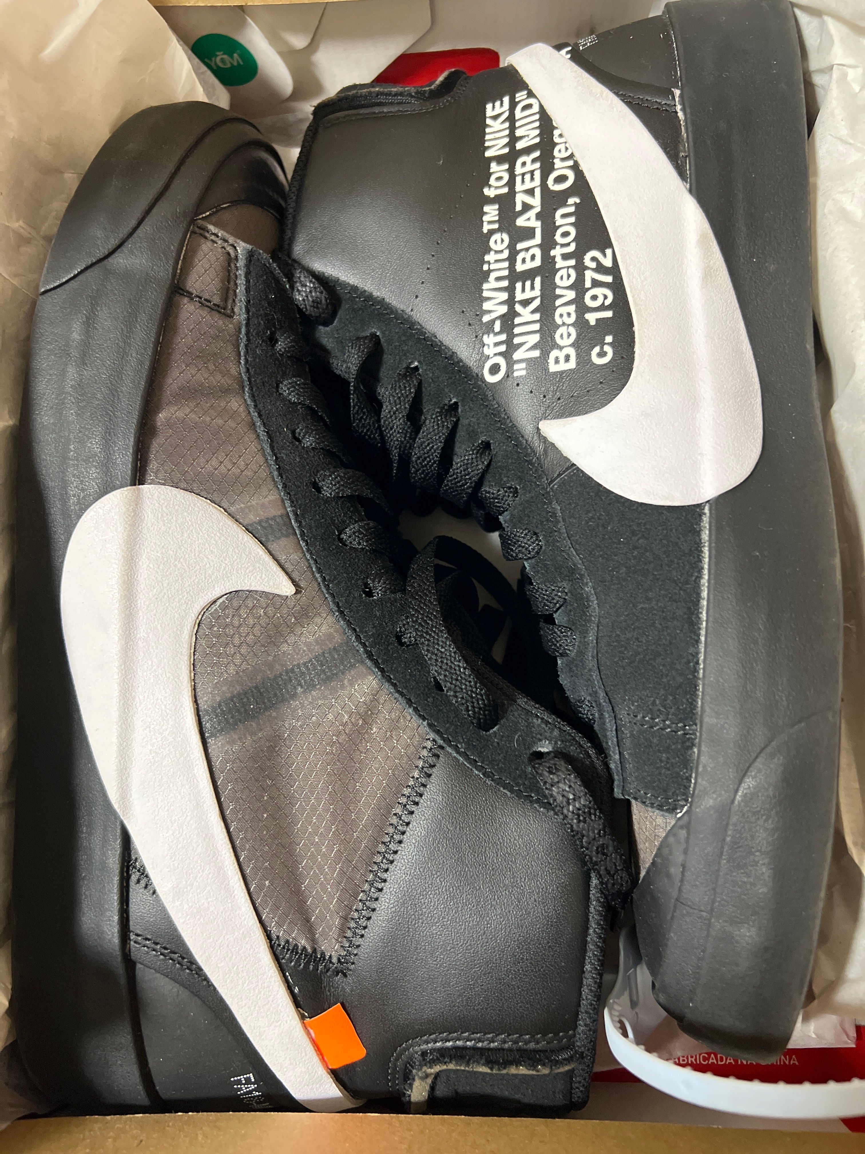 Off-White × Nike Blazer Studio Mid "Grim Reaper"