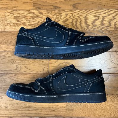 Travis Scott × Nike Air Jordan 1 Low OG SP "Black Phantom"