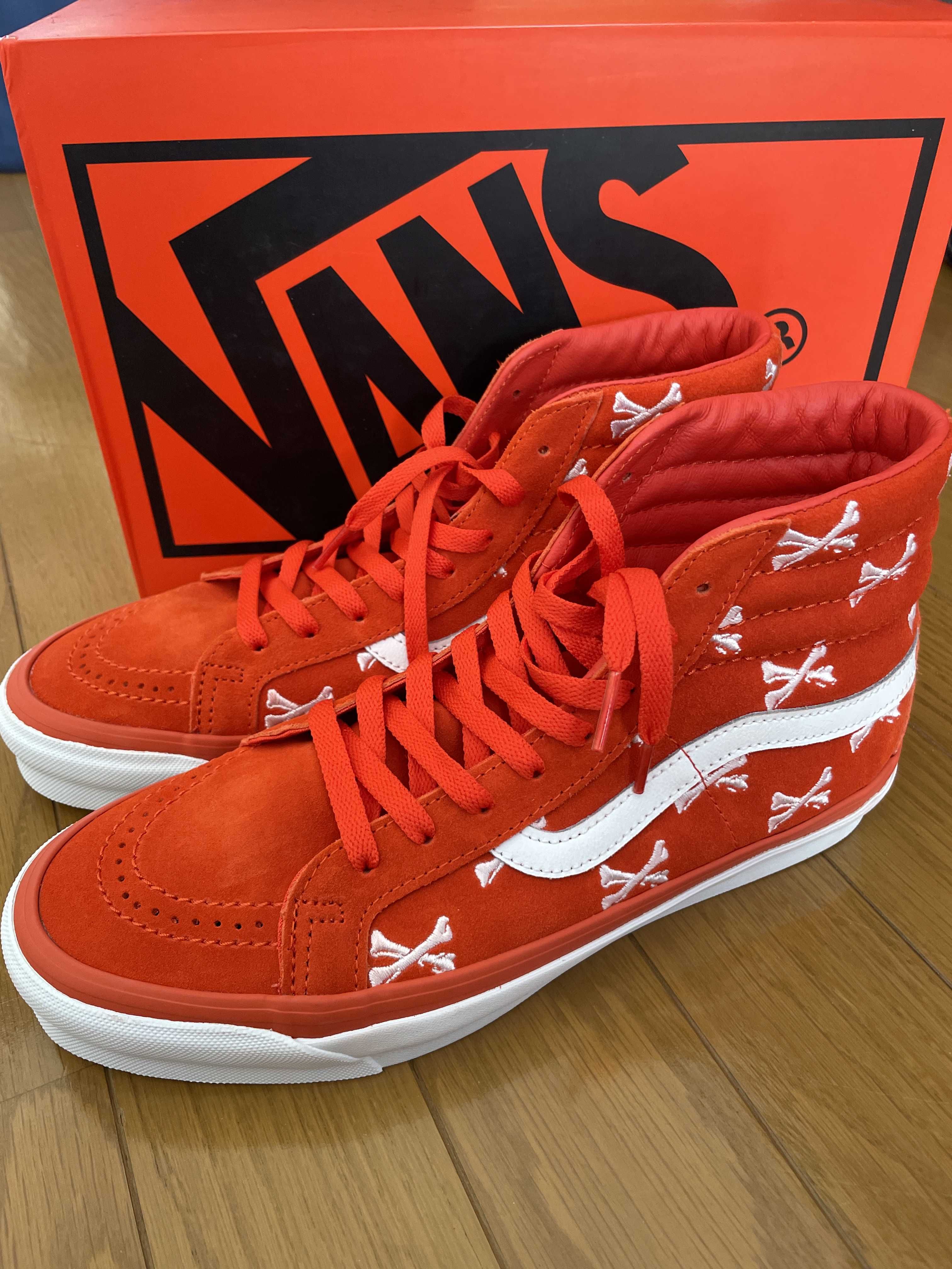 WTAPS × VANS VAULT SK8-HI LX "ORANGE/WHITE"