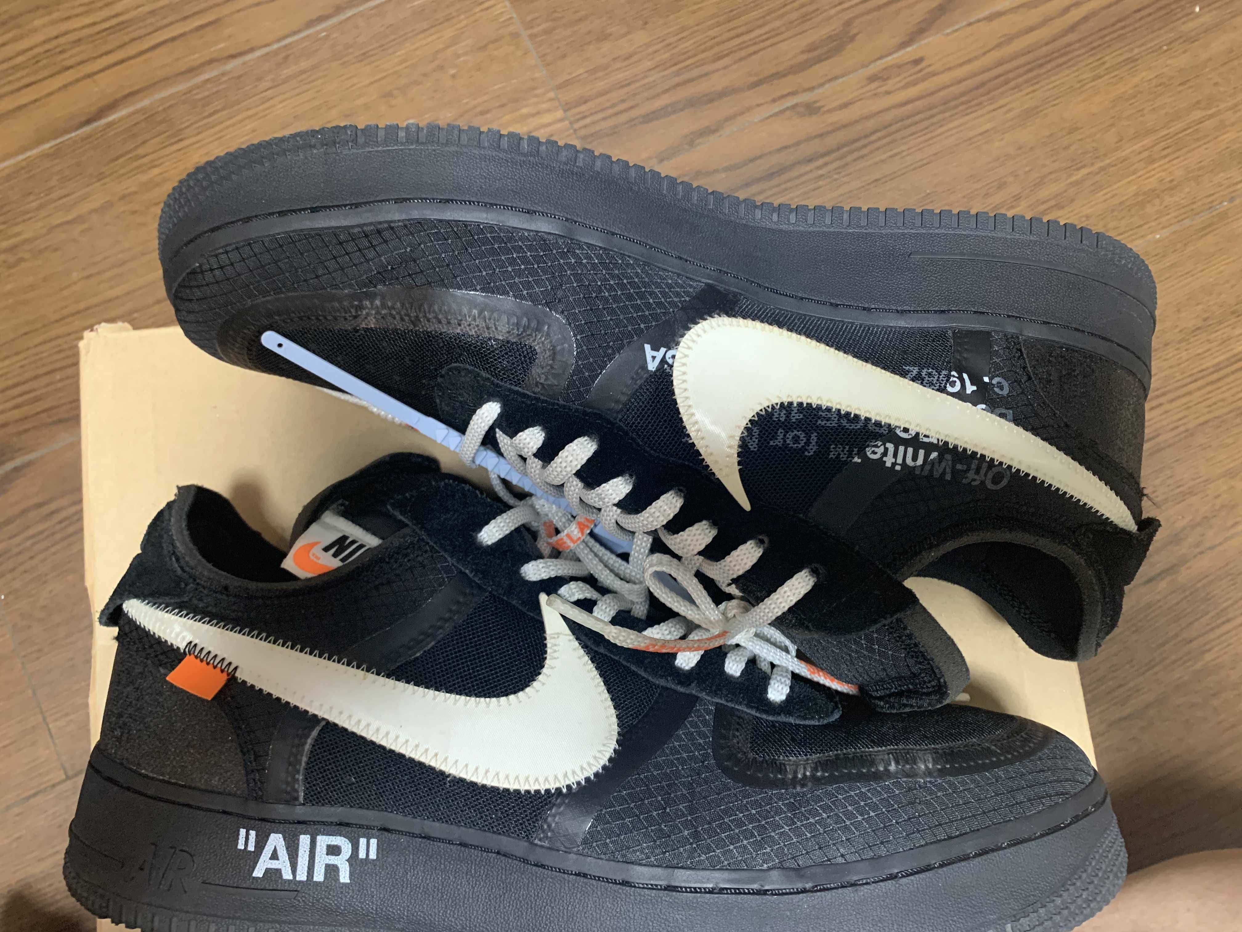 Off-White × Nike Air Force 1 Low "Black"