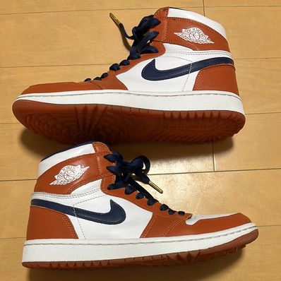Eastside Golf × Nike Air Jordan 1 High Golf "Burnt Sunrise/Midnight Navy"