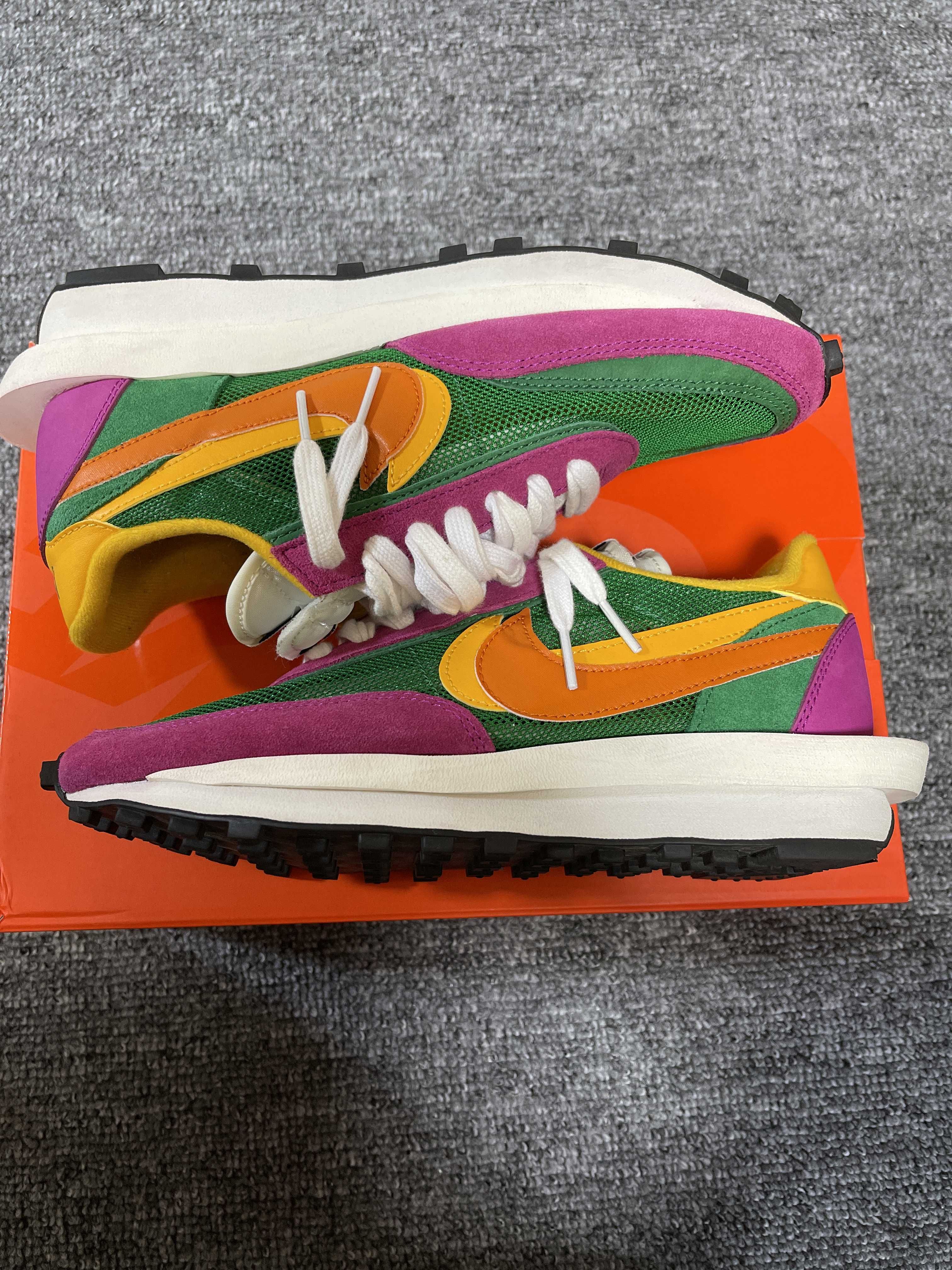 sacai × NIKE LDV WAFFLE "PINE GREEN"