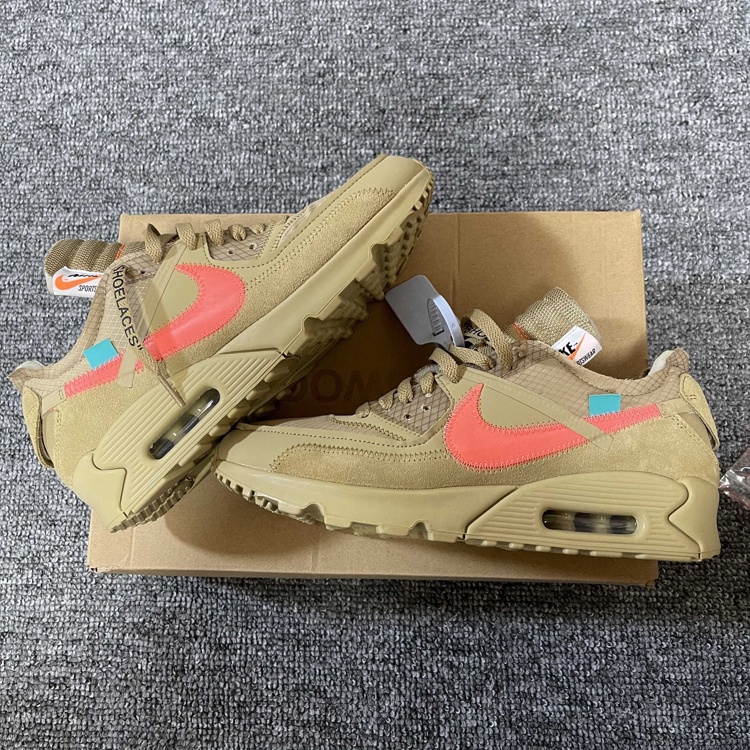 Off-White × Nike Air Max 90 "Desert Ore"