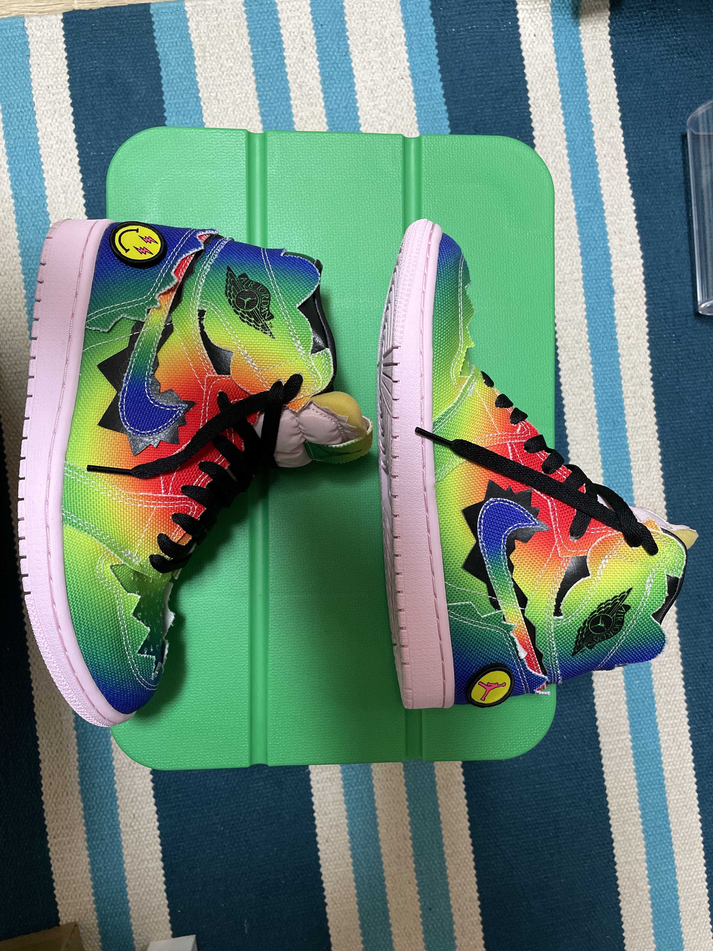 J Balvin × Nike Air Jordan 1 High OG "Rainbow"