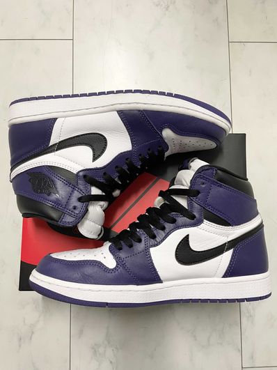 Nike Air Jordan 1 Retro High OG "Court Purple White/Black" (2020)