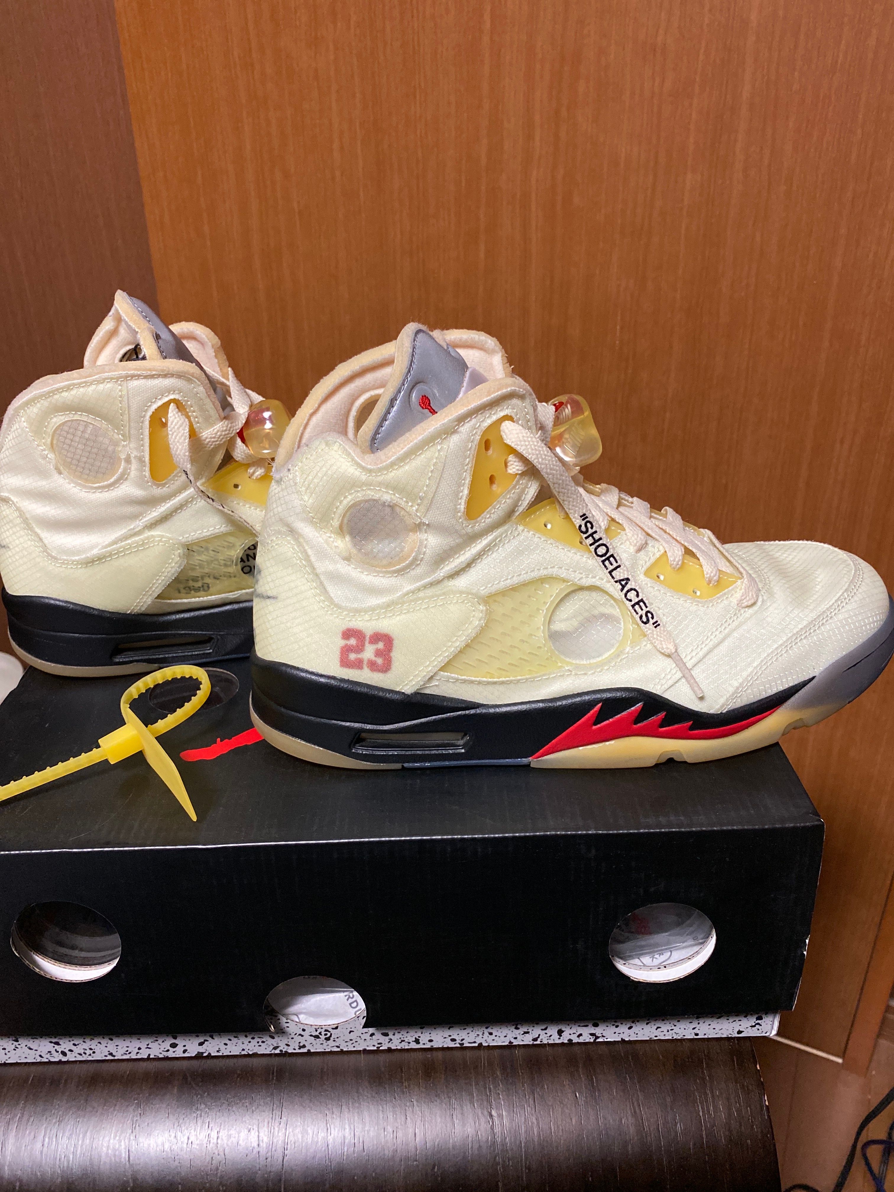 Off-White × Nike Air Jordan 5 "Sail"