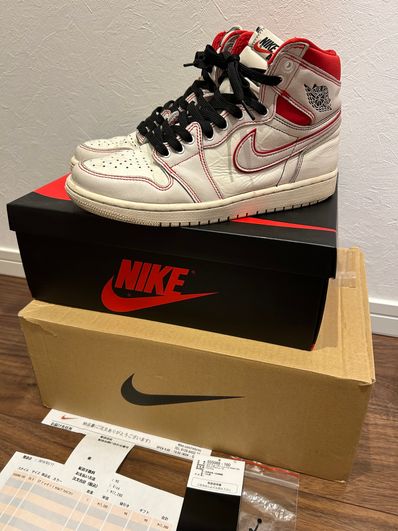Nike Air Jordan 1 Retro High OG "Sail/University Red"