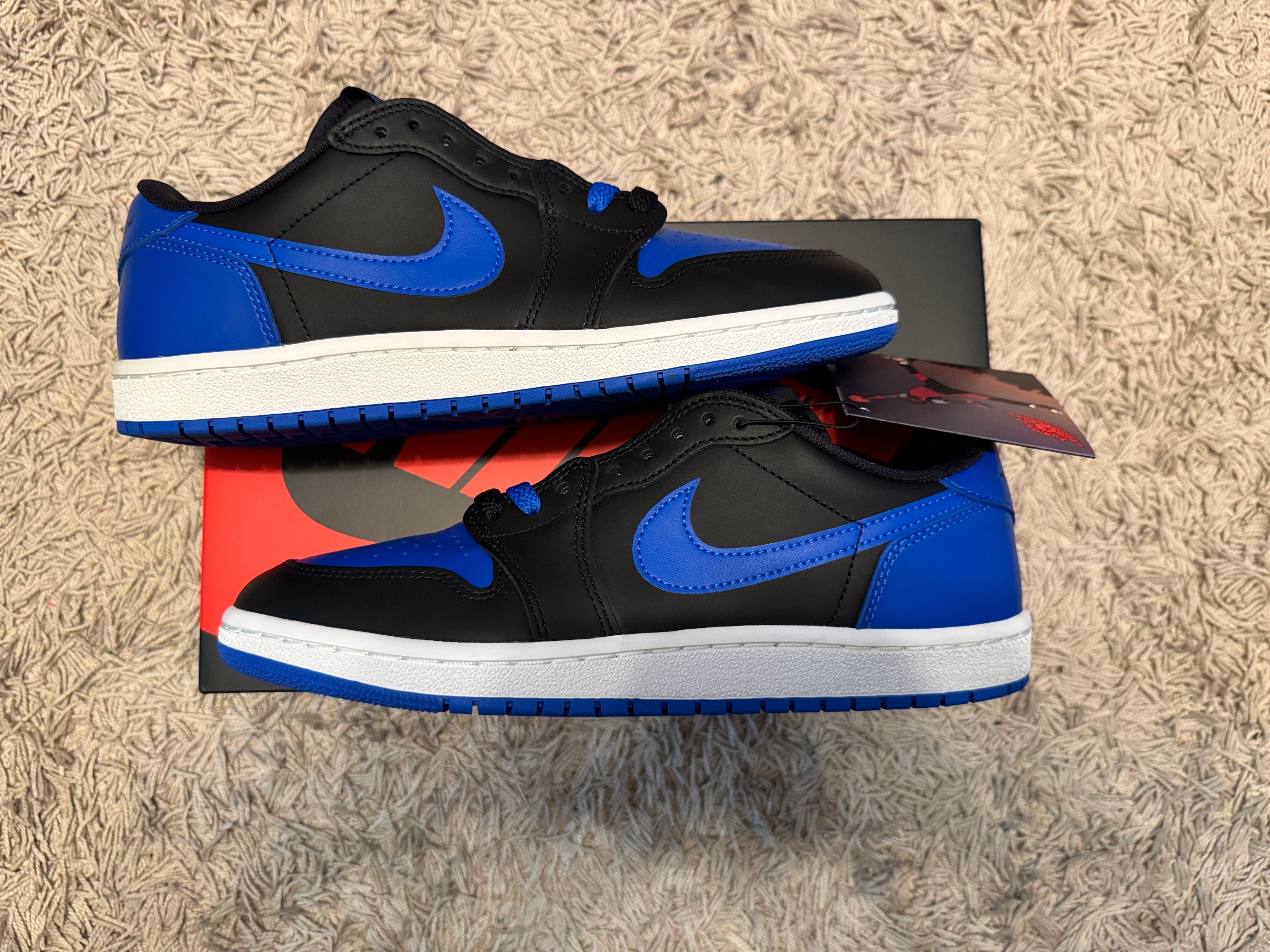 Nike Air Jordan 1 Low '85 "Black and Royal Blue"
