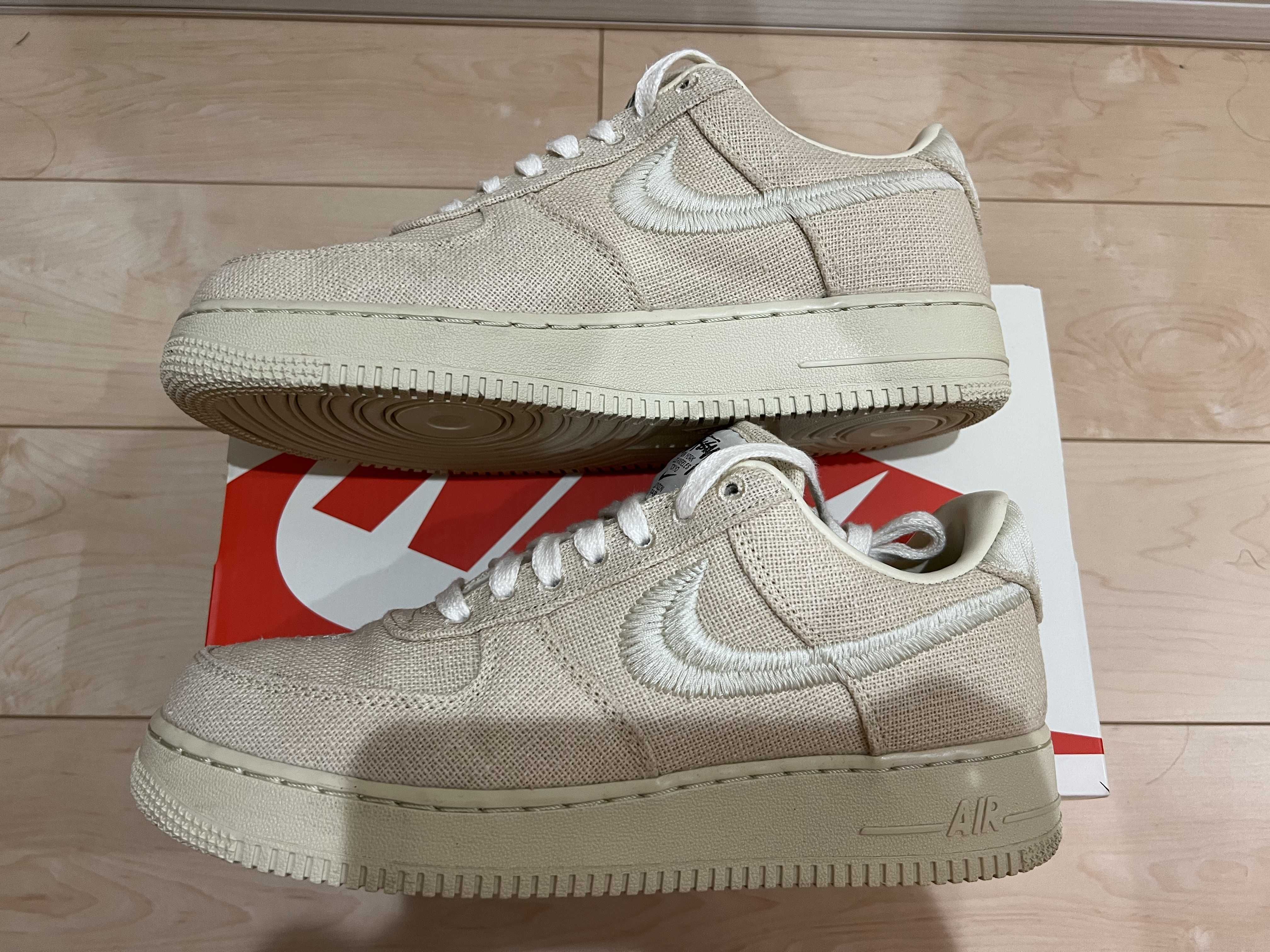 Stussy × Nike Air Force 1 Low "Fossil Stone"