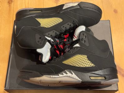 Nike Air Jordan 5 Retro OG "Black/Fire Red/Metallic Silver/White" (2016)