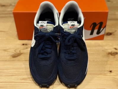 Fragment × sacai × Nike LD Waffle "Blackended Blue"