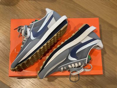 CLOT × Sacai × Nike LD Waffle "Grey Obsidian/Cool Grey"