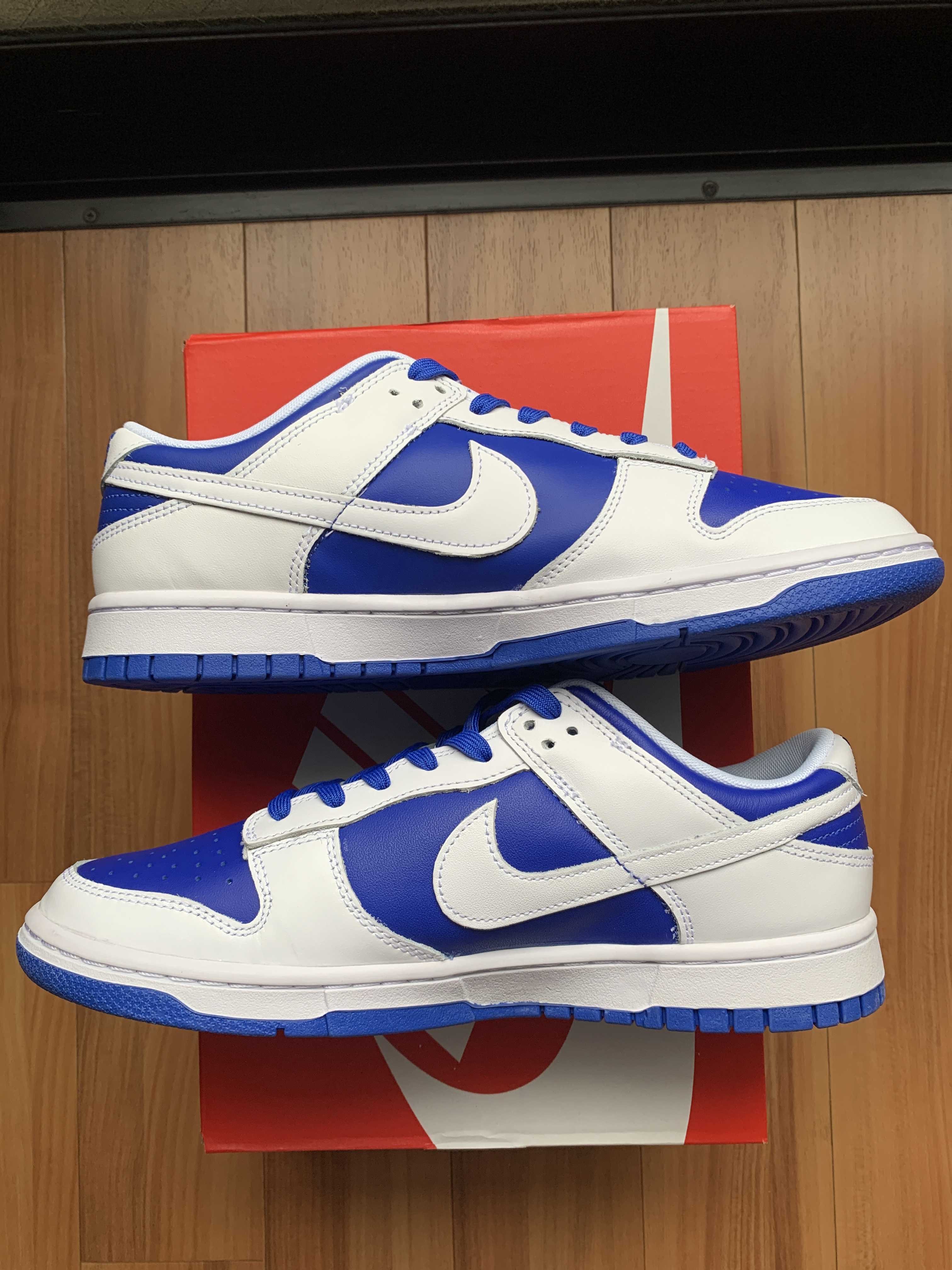 Nike Dunk Low Retro "Racer Blue and White"