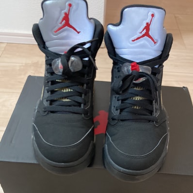 Nike Air Jordan 5 Retro OG "Black/Fire Red/Metallic Silver/White" (2016)