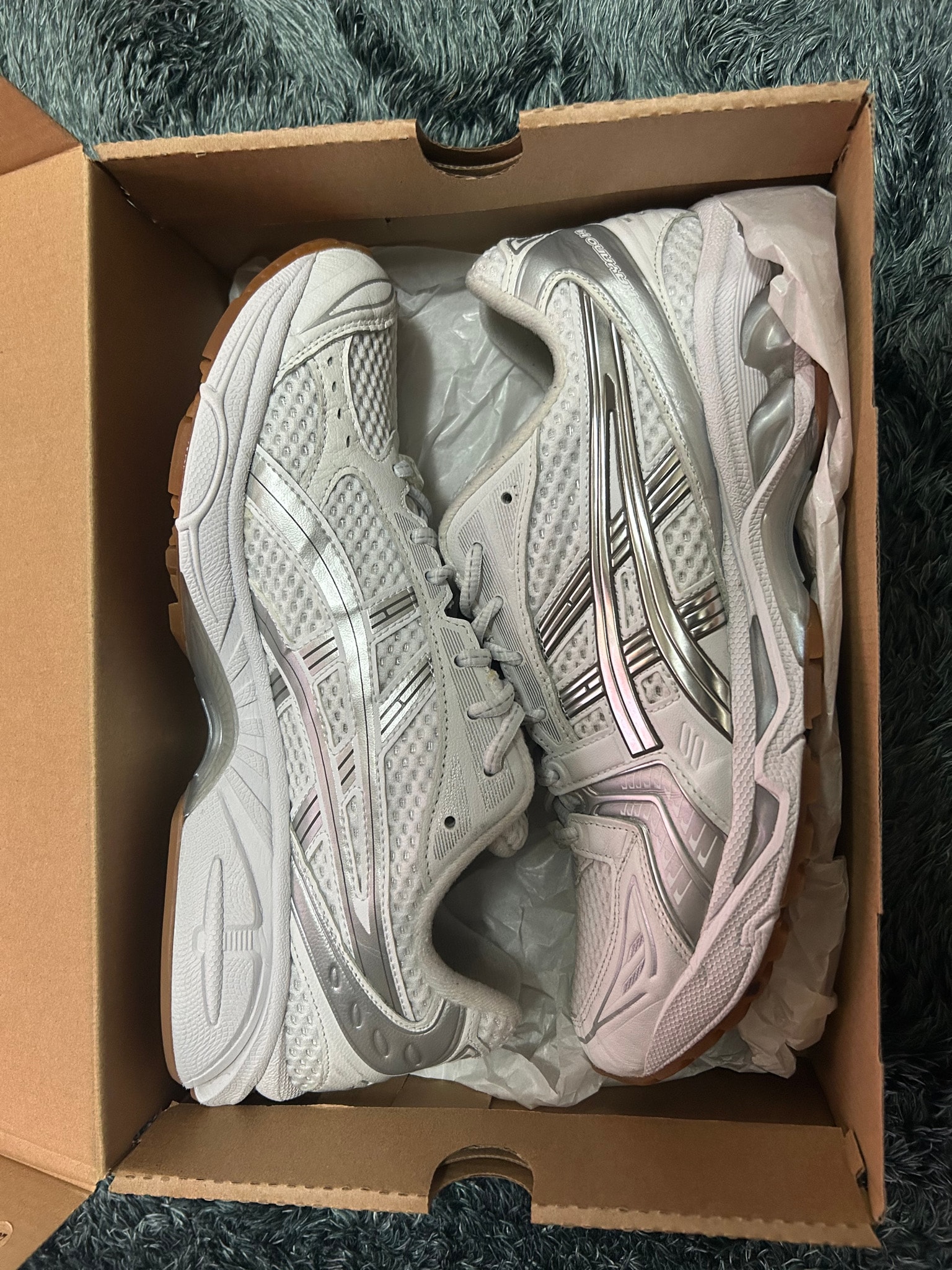 A.P.C. × Asics Gel-Kayano 14 "White/Pure Silver"