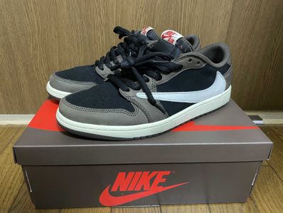 Travis Scott × Nike Air Jordan 1 Low OG SP-T "Black/Dark Mocha"