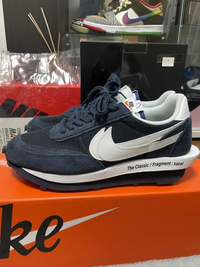 Fragment × sacai × Nike LD Waffle "Blackended Blue"