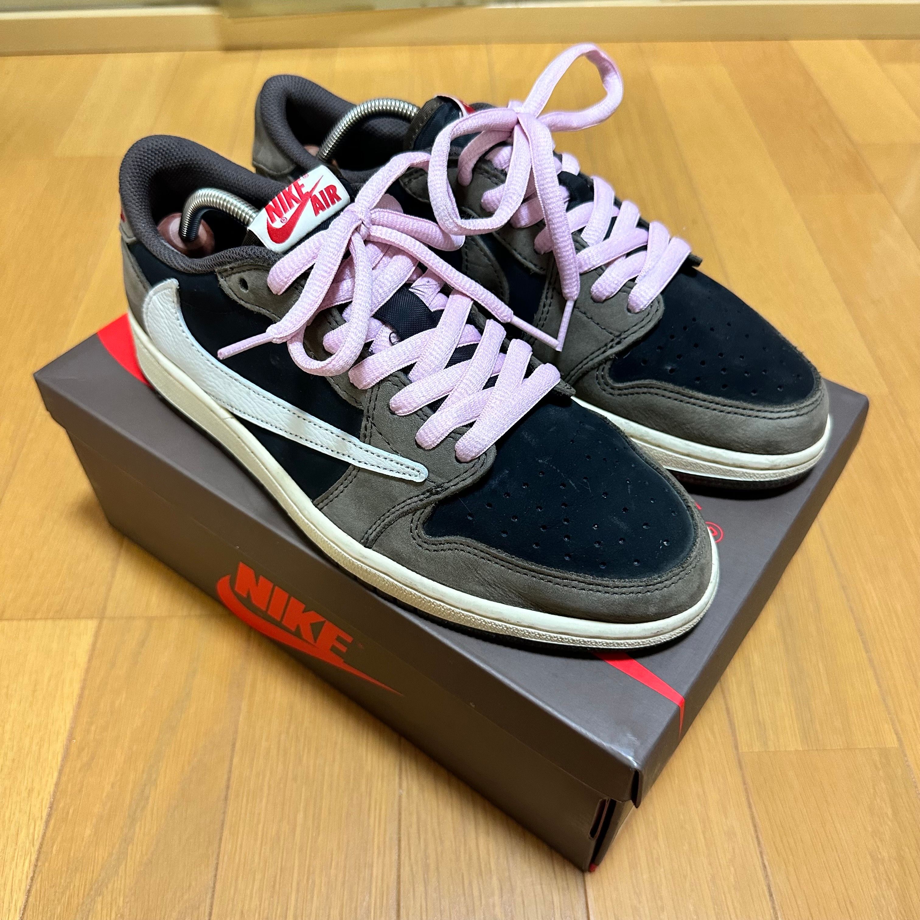 Travis Scott × Nike Air Jordan 1 Low OG SP-T  "Black/Dark Mocha"