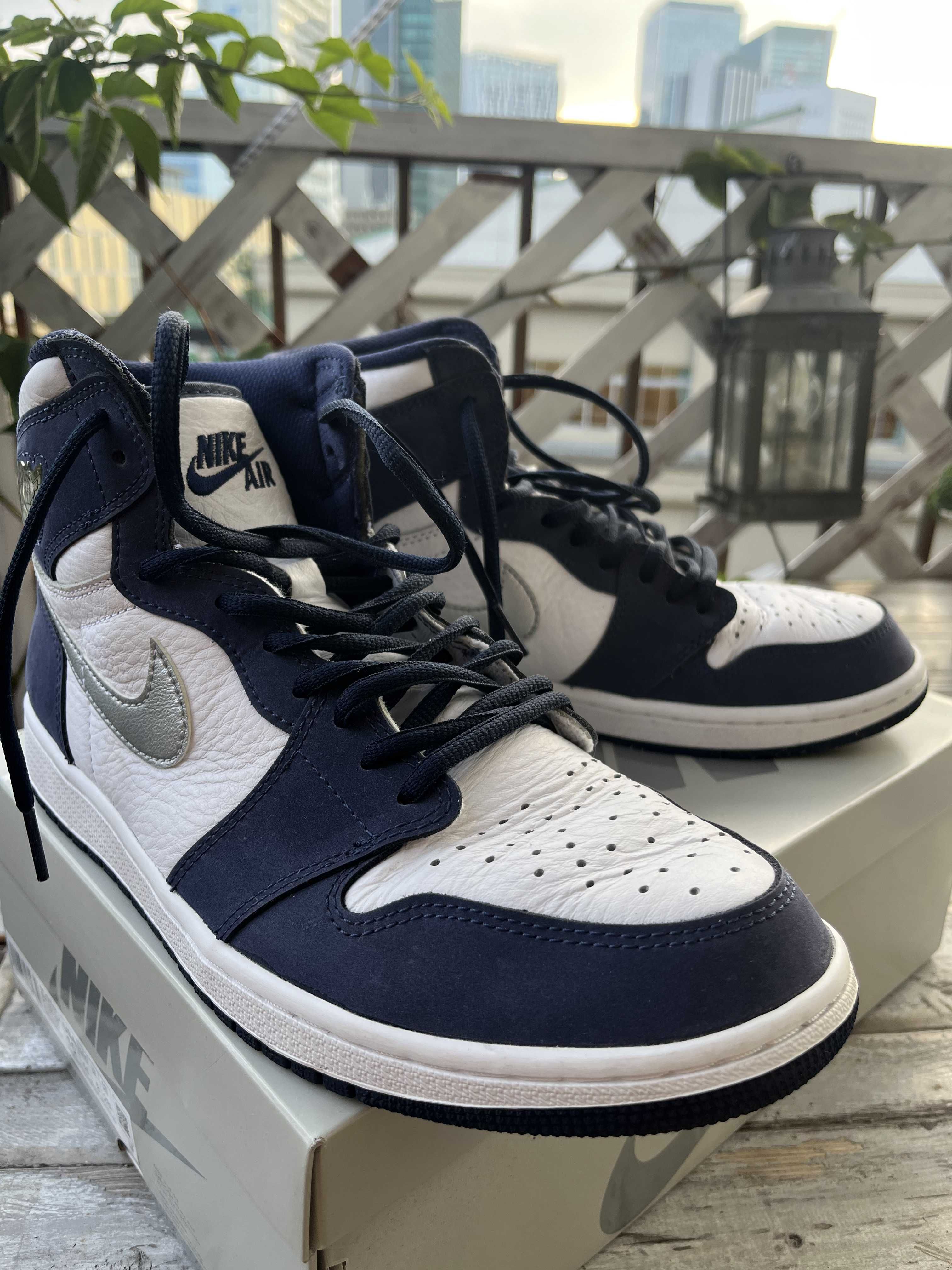 Nike Air Jordan 1 High OG CO.JP "White/Midnight Navy" (2020)(ブリーフケースなし)