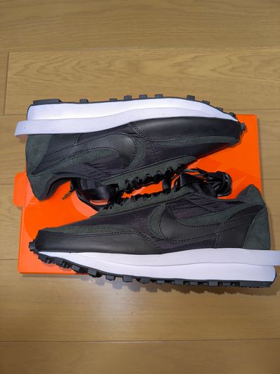 sacai × Nike LDV Waffle "Triple Black"
