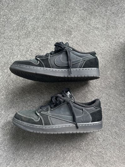 Travis Scott × Nike Air Jordan 1 Low OG SP "Black Phantom"