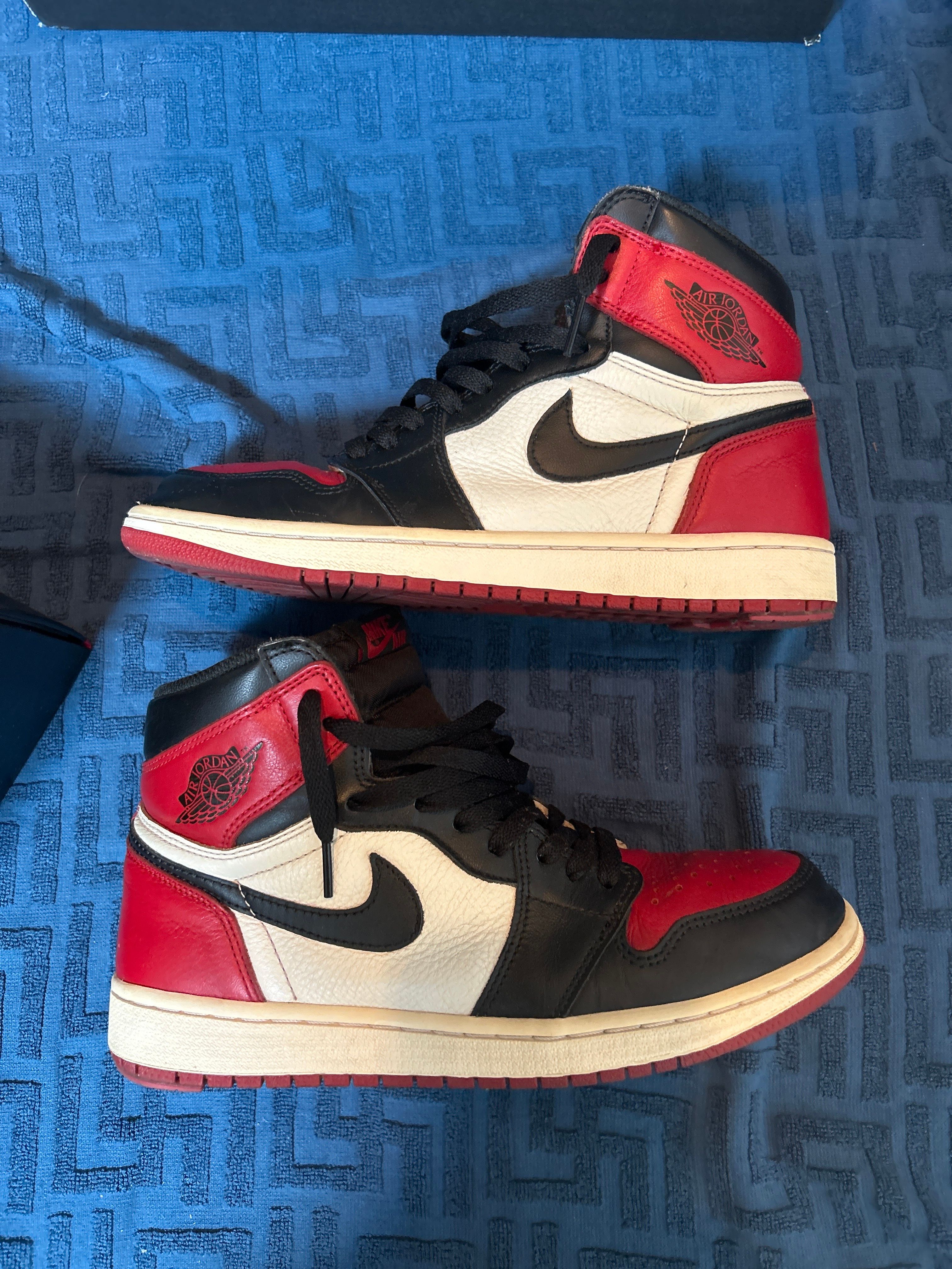 Nike Air Jordan 1 Retro High OG "Bred Toe"