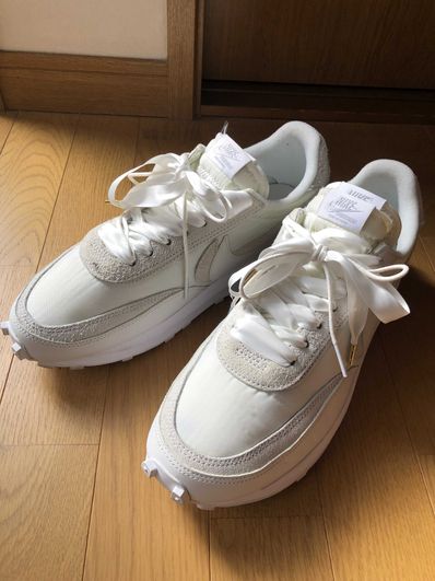 sacai × Nike LDV Waffle "Triple White"