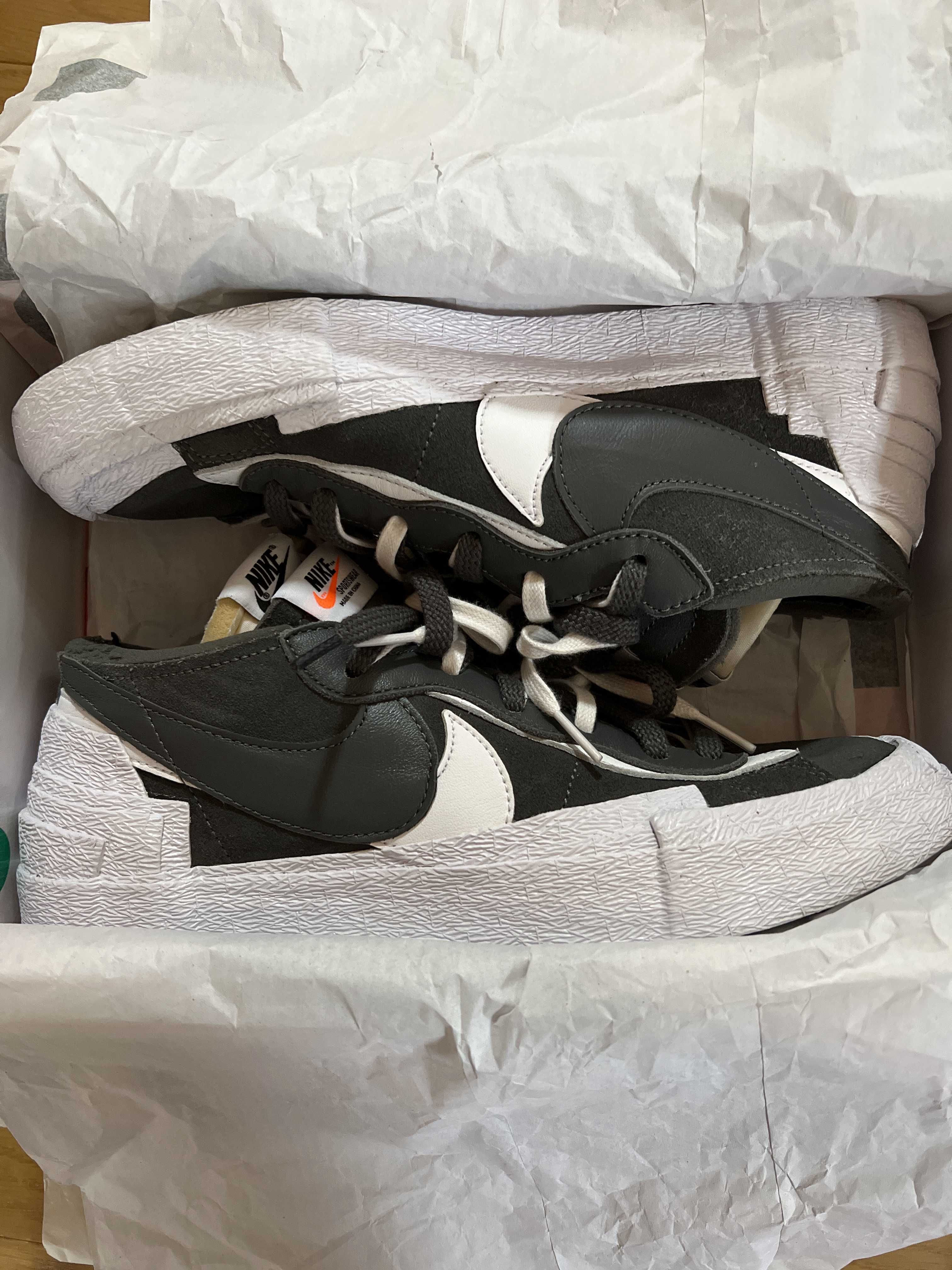 Sacai × Nike Blazer Low "Iron Grey"