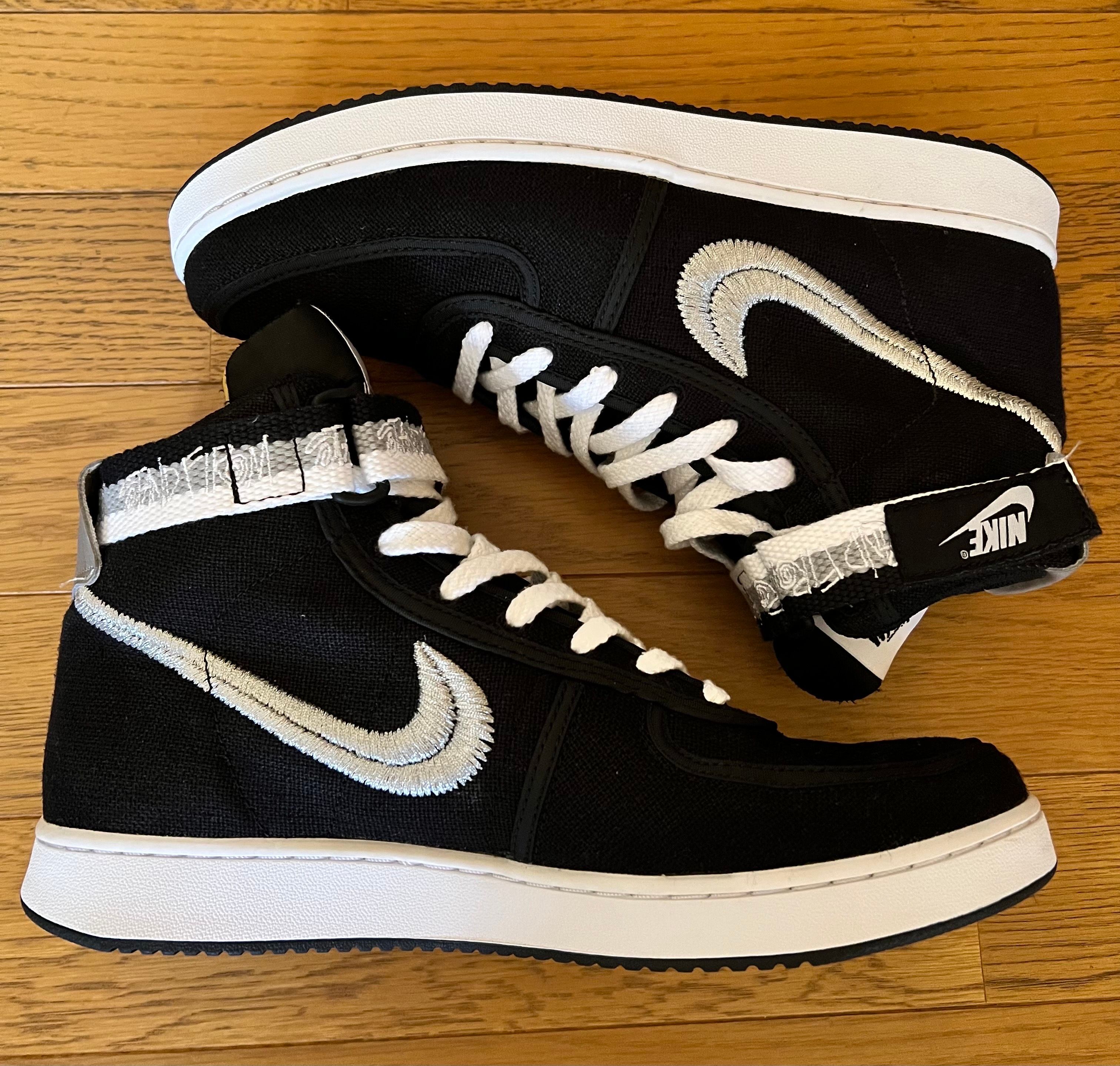 Stussy × Nike Vandal High "Black"