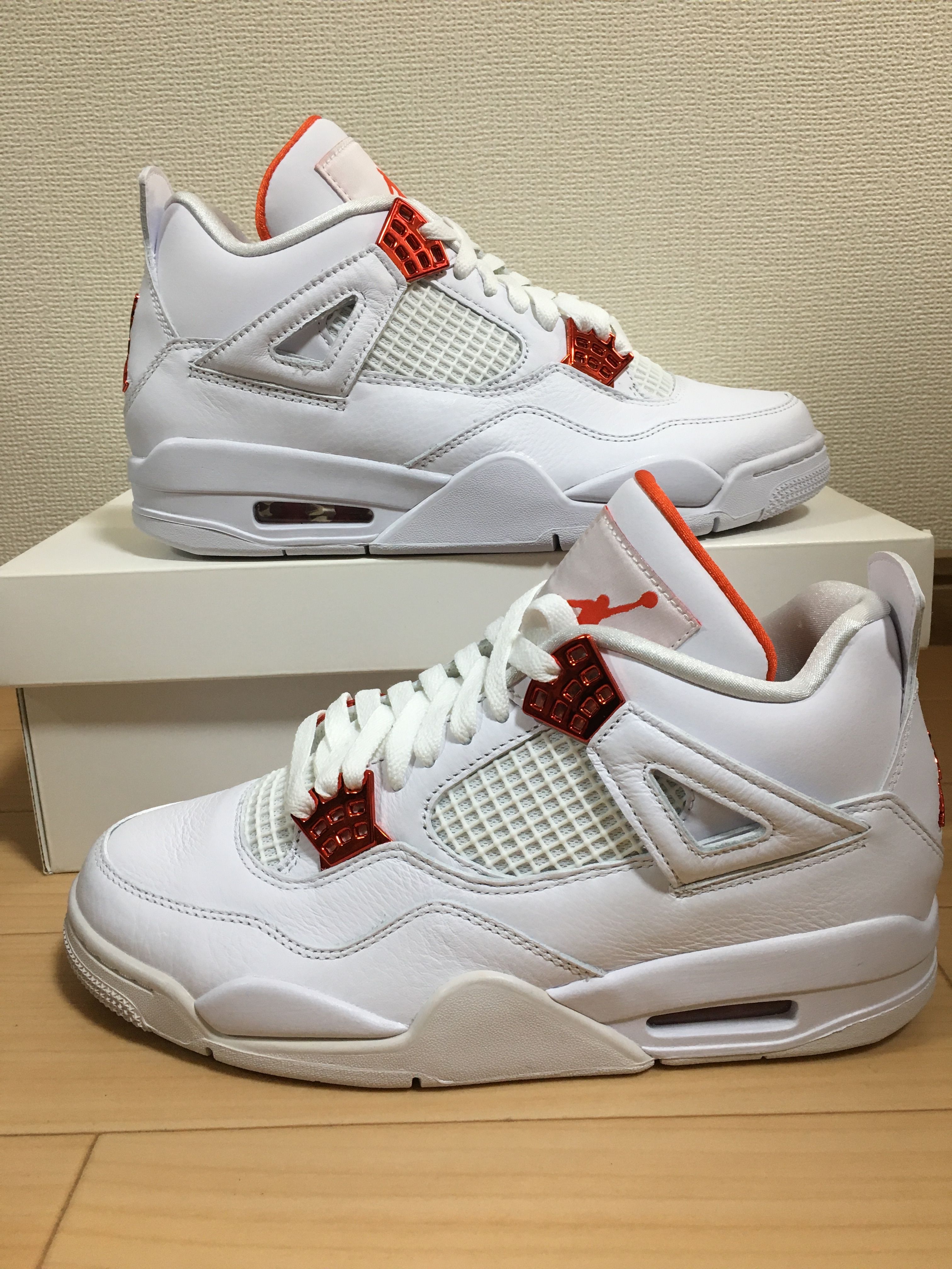 Nike Air Jordan 4 Retro "White/Team Orange"
