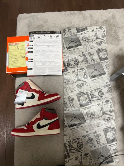 Nike Air Jordan 1 High OG "Lost & Found/Chicago"