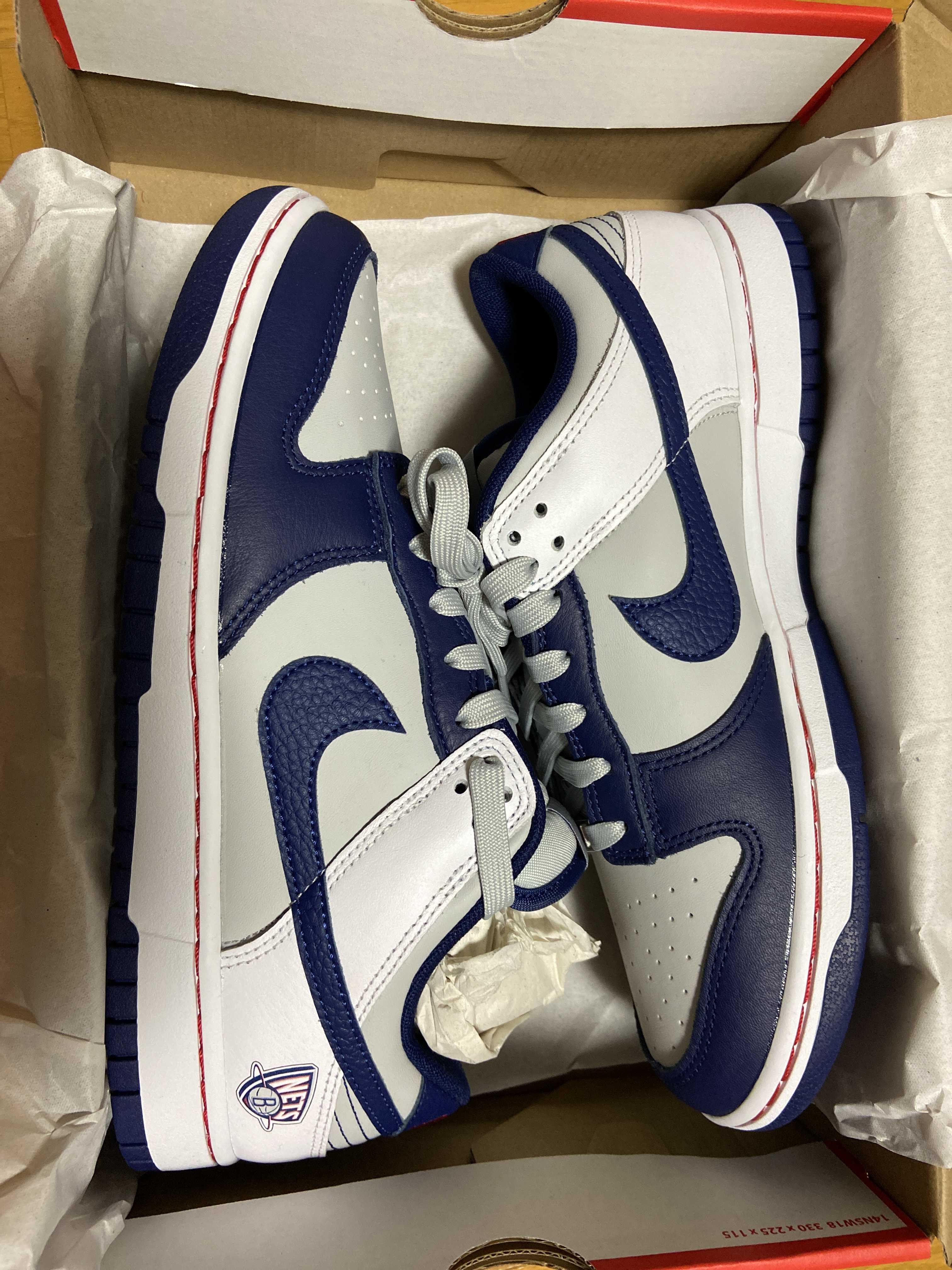 NBA × Nike Dunk Low EMB 75th Anniversary "Nets"