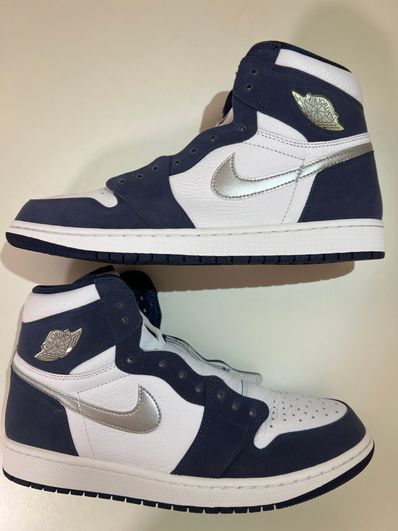 Nike Air Jordan 1 High OG CO.JP "White/Midnight Navy" (2020)(ブリーフケースなし)