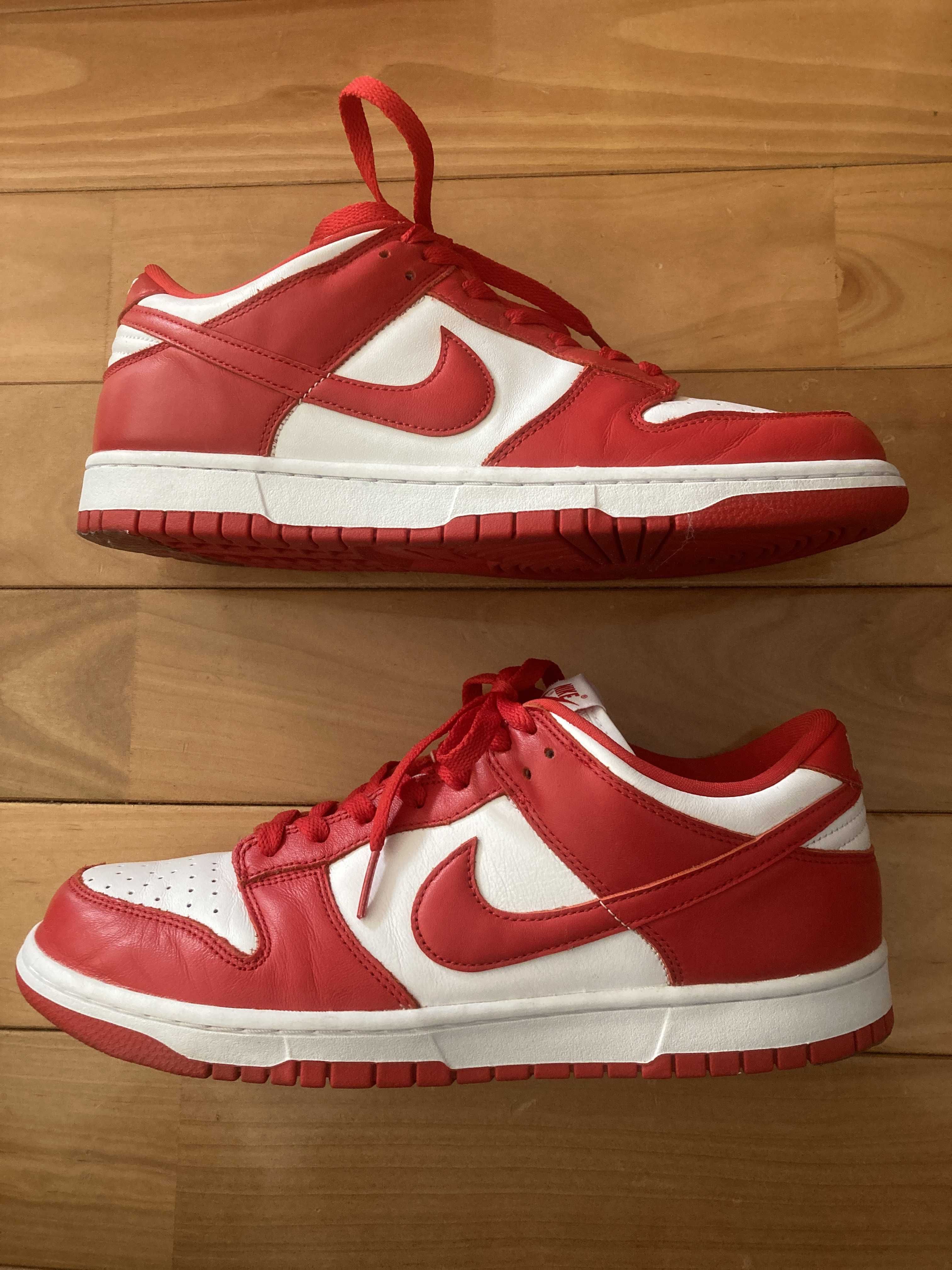 Nike Dunk Low SP "White and University Red"