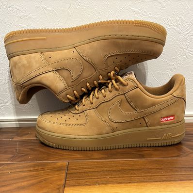 Supreme × Nike Air Force 1 Low "Flax/Wheat"