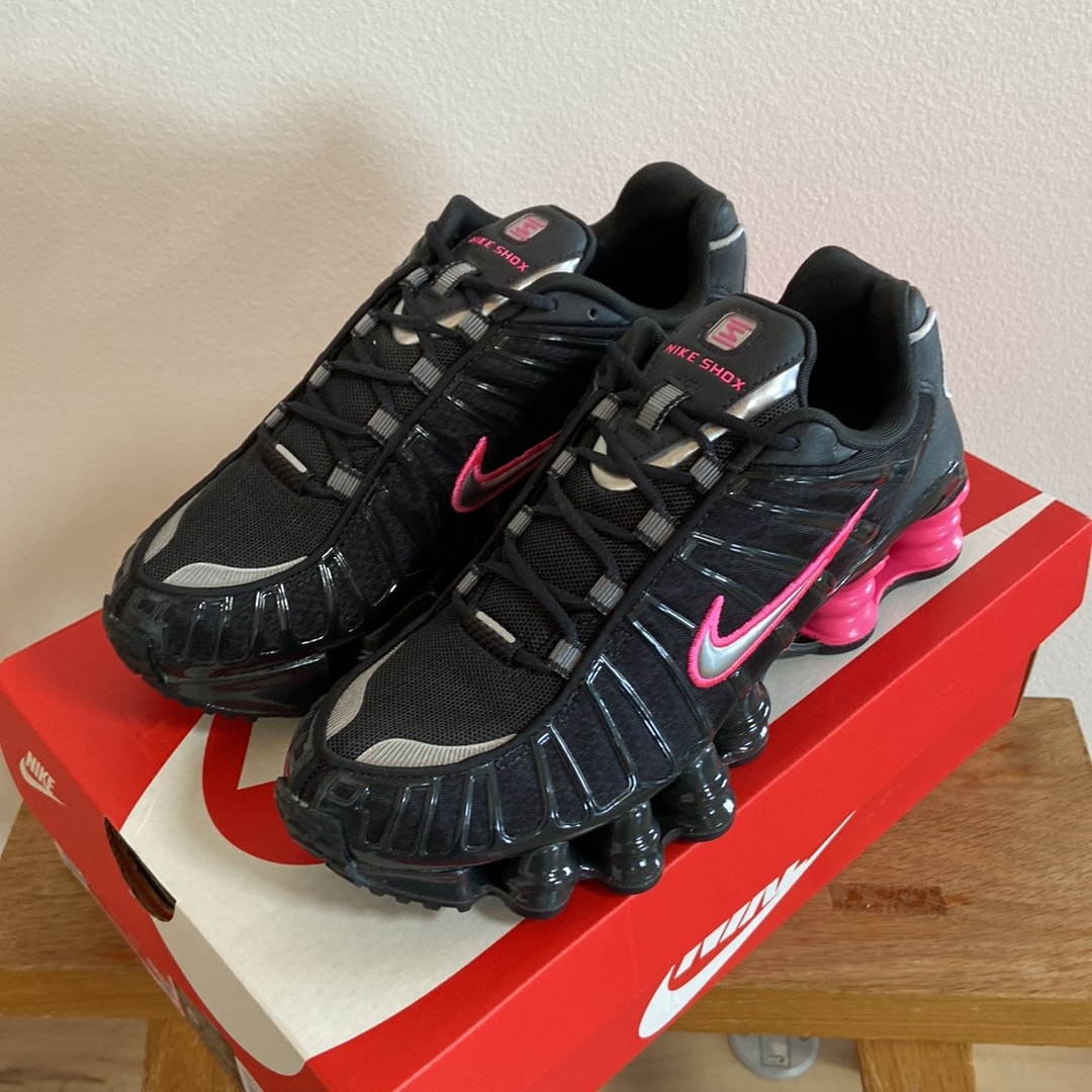 Nike Women's Shox TL "Off Noir/Hyper Pink/Metallic Silver"