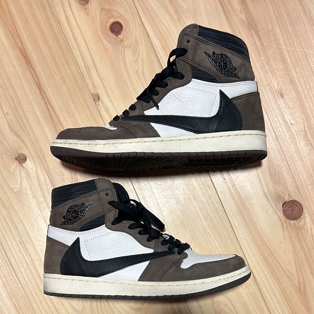 Travis Scott × Nike Air Jordan 1 Retro High OG TS SP "Sail/Dark Mocha"