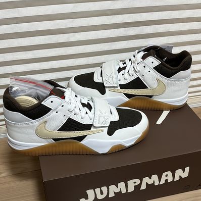 Travis Scott × Nike Jordan Jumpman Jack TR "Sail and Dark Mocha"
