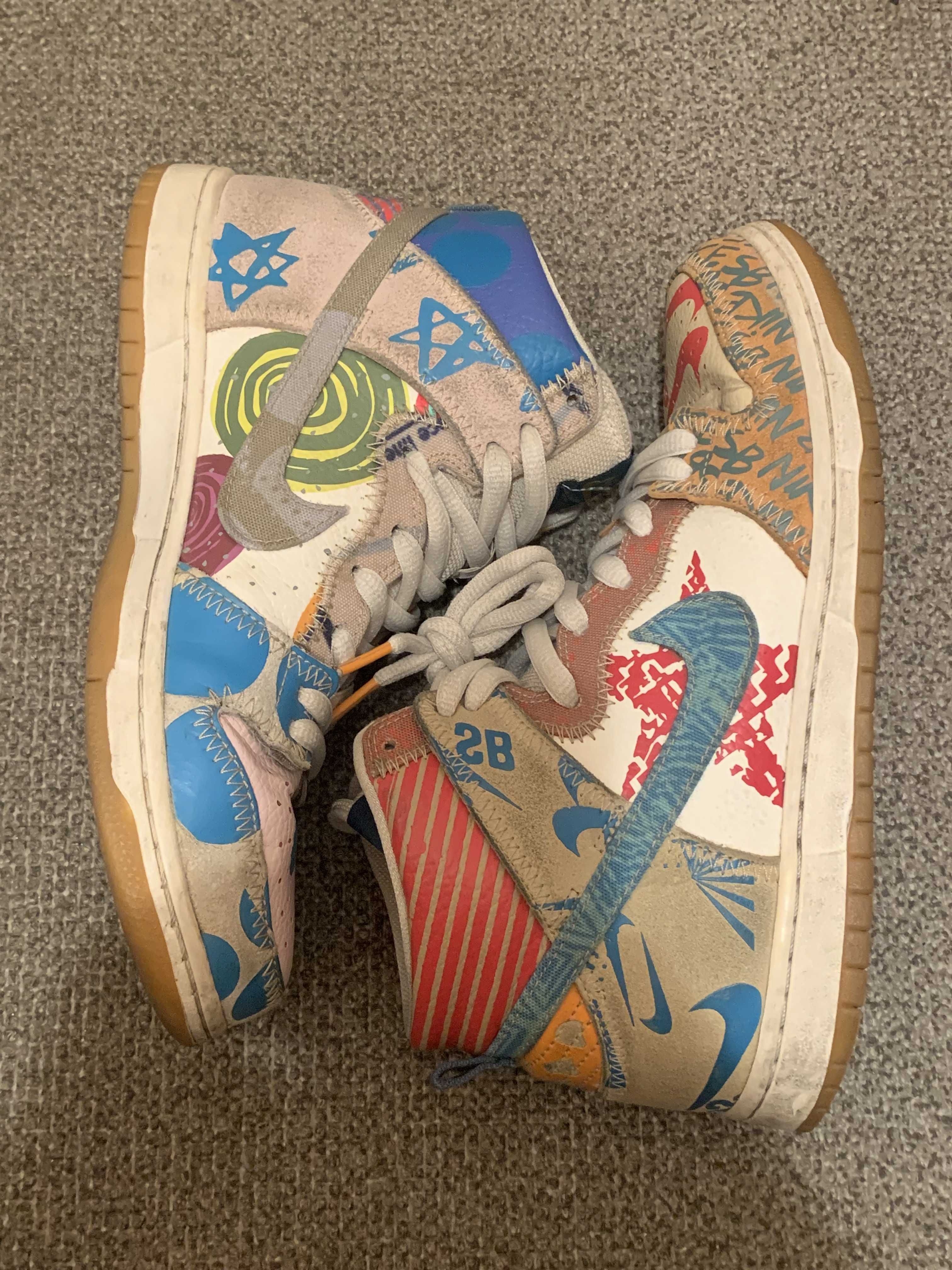 THOMAS CAMPBELL × Nike SB Dunk High "Ice Jade/Circuit Orange-Sail"