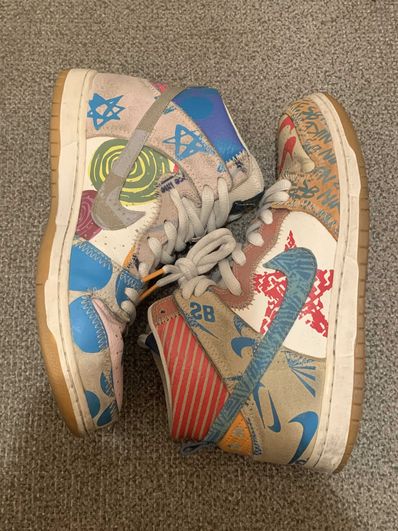 THOMAS CAMPBELL × Nike SB Dunk High "Ice Jade/Circuit Orange-Sail"