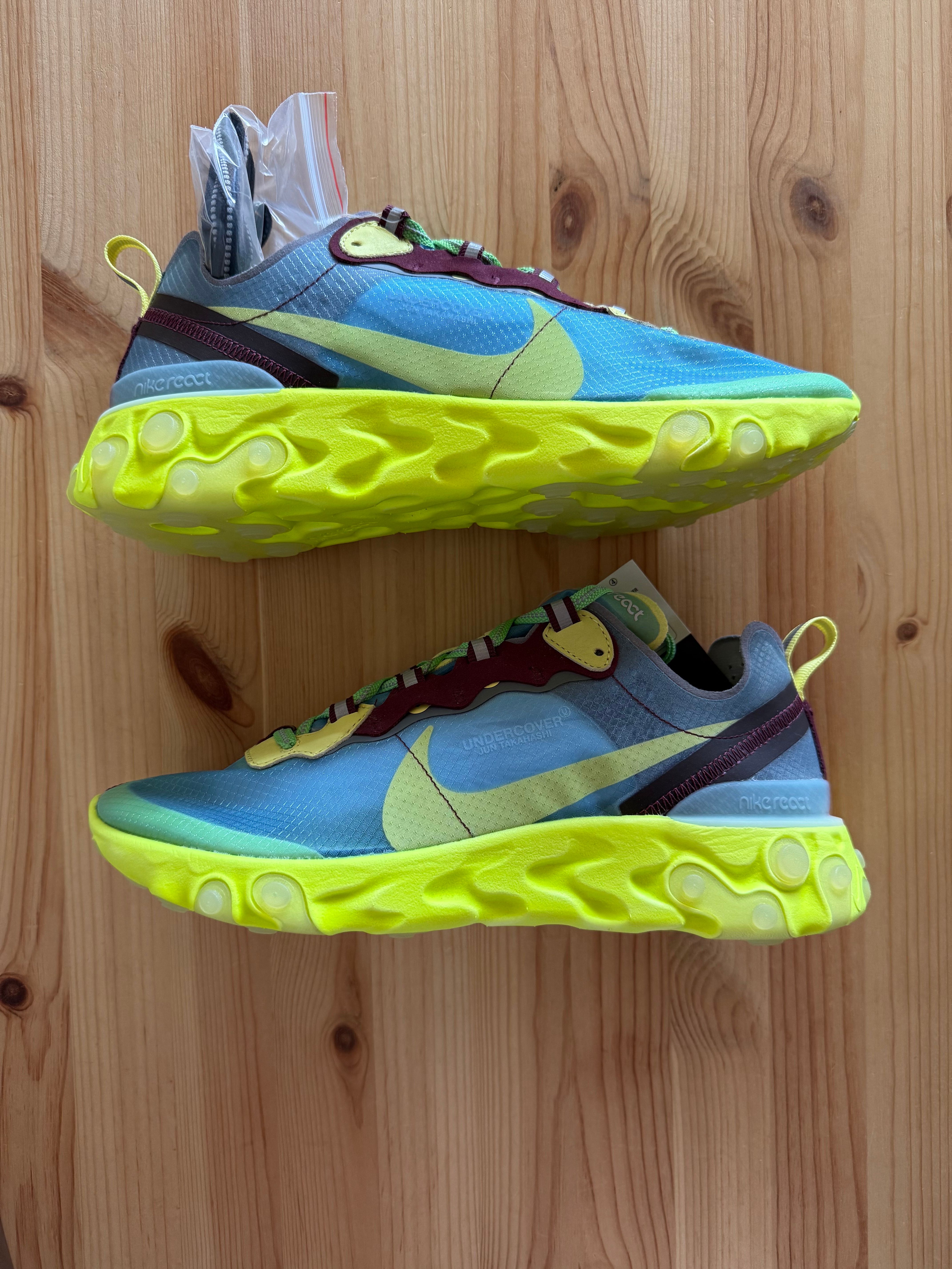 UNDERCOVER × Nike React Element 87 "Blue/Yellow"