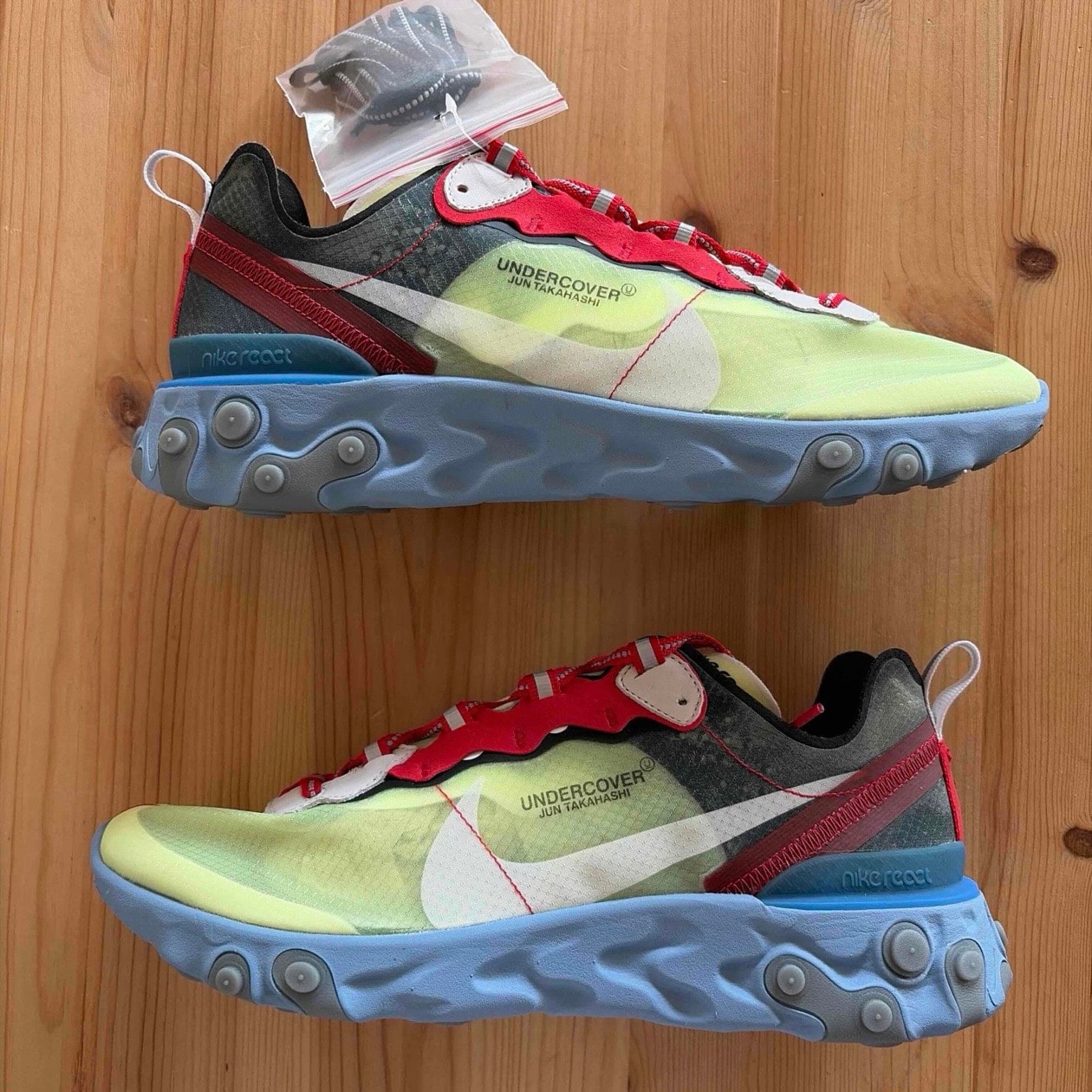 UNDERCOVER × Nike React Element 87 "Yellow/Red"