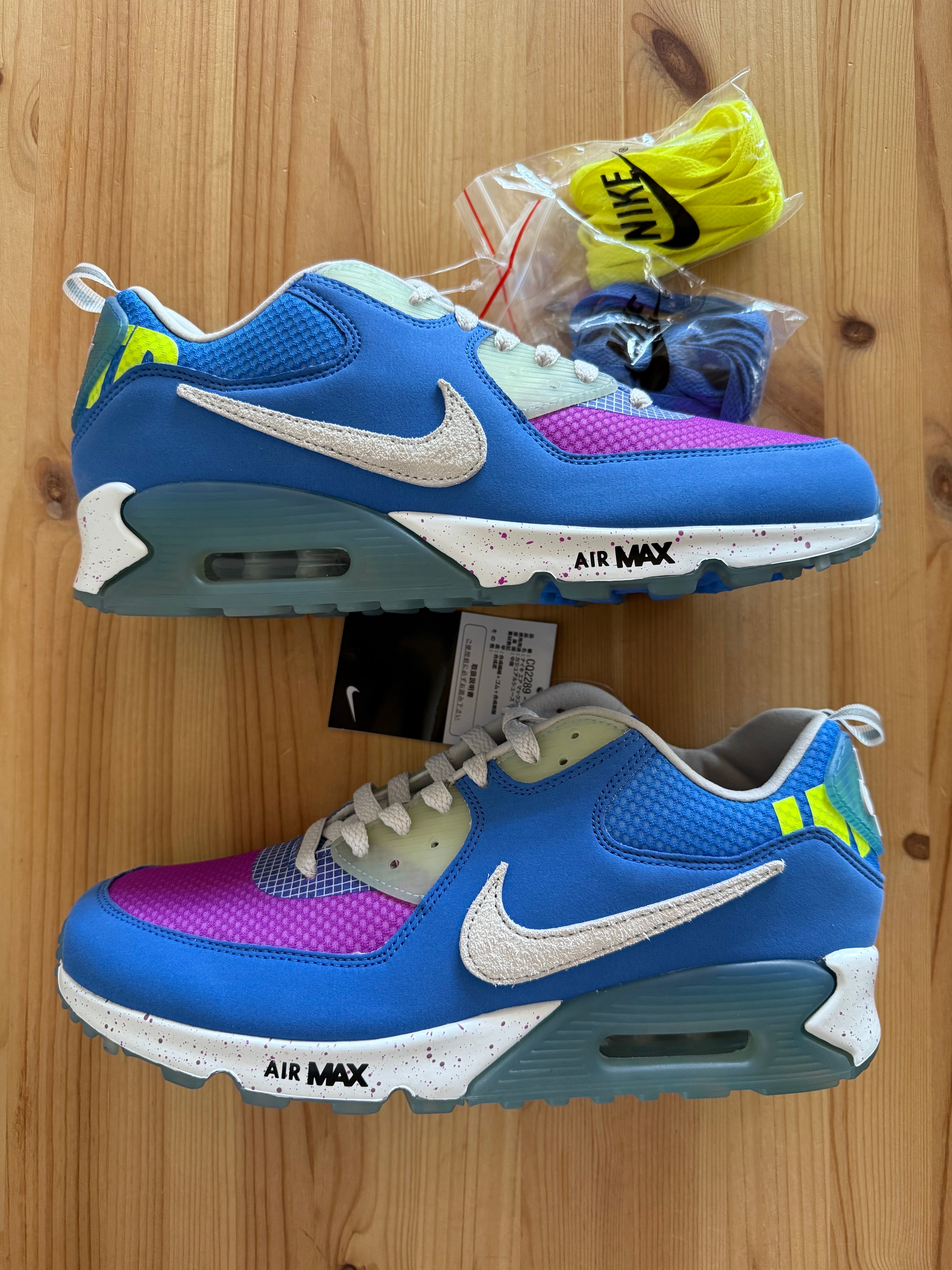UNDEFEATED × Nike Air Max 90 "Blue/Purple"