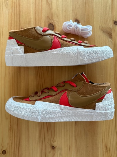 SACAI × NIKE BLAZER LOW "BRITISH TAN"