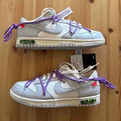 Off-White × Nike Dunk Low "Sail/Neutral Gray"