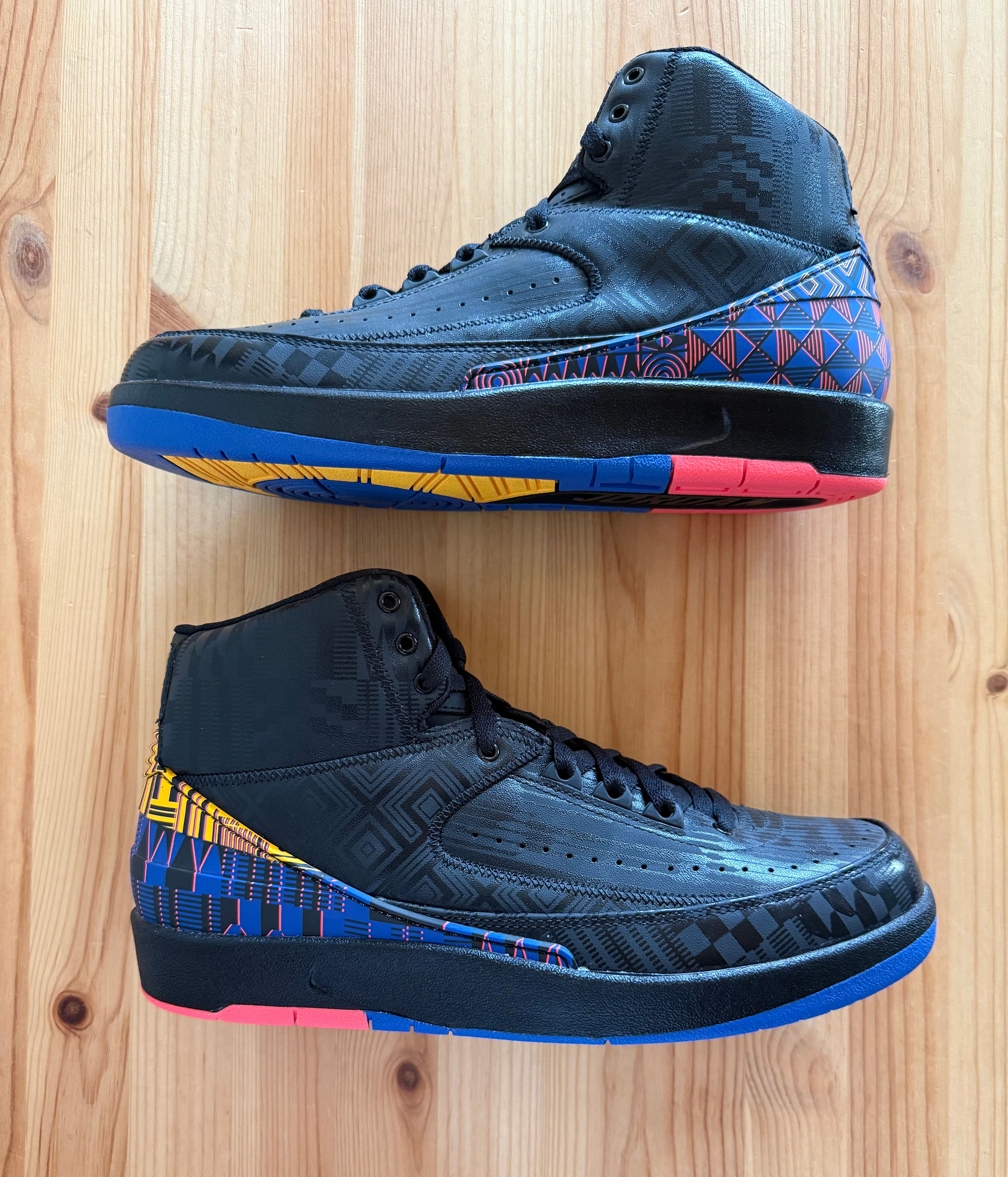 NIKE AIR JORDAN 2 RETRO BHM "BLACK"