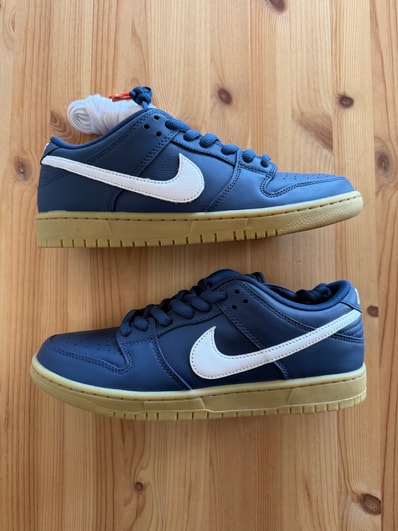 Nike SB Dunk Low Pro ISO Orange Label "Navy Gum"